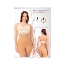 Form Time Lazer Kesim Toparlayıcı Korse Kısa Boy Bej - 927009701 Bej