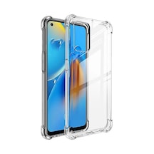 Oppo Reno F19-a74 Kamera Korumalı Shockproof Silikon Kılıf- 5775