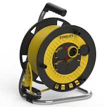 Stanley  ST-P-5015 Makaralı Kablo 50 Mt, 3x1.5mm, 4 Prizli, IP44