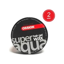 Morfose Ossion Super Aqua Hair Gel Wax Black 2 x 150 ML