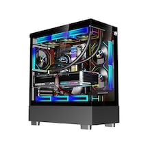 Orion Elite Xl 6x Argb Fan Kumanda Ve Kontrolcü Atx Boş Bilgisayar Kasası Siyah