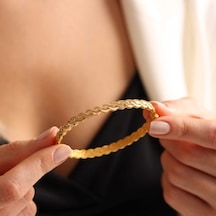 Sembol Gold Altın Sarmaşık Kelepçe Füzyon