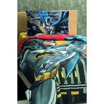 Özdilek  Batman Yellow Tek Kişilik Lisanslı Kapitone Çocuk Nevresim Takımı