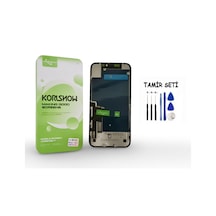 Apple Uyumlu iPhone 13 Pro Lcd Ekran Dokunmatik - Korlshow Lcd + Tamir Seti
