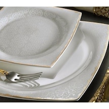 Aryıldız 60 Parça Bone Square Yemek Takımı 31018
