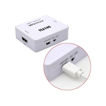 5345 Rca Av To Hdmı Çevirici Dönüştürücü Adaptör Rca Ve Scart Portlu Cihazları Artık Rahatlıkla Hdmı Portu Olan Cihazlara Bağlayabilirsiniz.