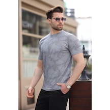 Lacivert Basic Erkek T-shirt E7131 Lacivert