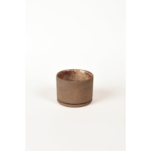 Toffee Kahverengi Espresso Fincanı 80 Ml Stoneware 1 Adet Beyaz - Çok Renkli