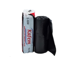 Kafem j650 Jumbo Boy Çöp Poşeti 5 x 10'lu Siyah 80 x 110 CM