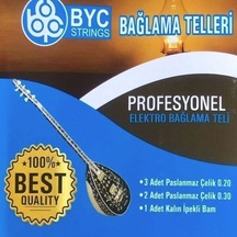 7Nota Byc20E Elektro Bağlama Saz Teli Takım 0.20