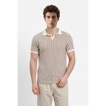Loft Lf2038533 Erkek Polo Yaka T-shirt Brown