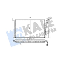 Hyundai Elantra 6 Klima Radyatoru 1.6 2016-2020 Kale 354025