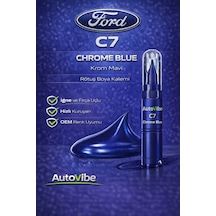 Ford Rötuş Boya Kalemi C7 Chrome Blue 2si1arada Çizik Giderici