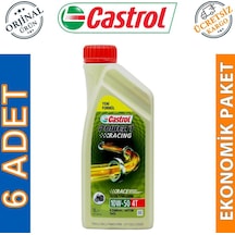 Castrol PoWer 1 Racing 10W-50 4t 1 L Motosiklet Yağı (6 Adet)