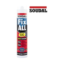Soudal Fix All High Tack Korniş Yapıştırıcı Montaj Silikonu Beyaz Beyaz