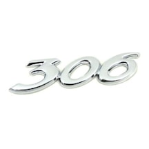 Peugeot Uyumlu 306 Krom Bagaj Yazısı