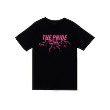 K-pop Demon Hunters & Saja Boys The Pride Baskılı Unisex %100 Pamuk Siyah T-shirt SIYAH