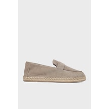Süet Logo Detaylı Espadril Hm0hm02072pbo Erkek Espadril Hm0hm02072 Pbo Vizon