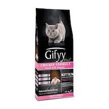 Gifyy Tavuklu Yavru Kedi Maması 15 KG