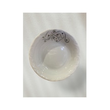 Yakamoz 14cm Çerezlik Çukur Tabak 6'lı Beyaz - 693115884 Beyaz