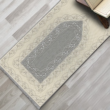 Evaşk Namazlık Dokuma Halı Kaymaz Muslumana Seccade66x113 BEJ EVAŞK610D80