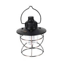 Kamp Lambası - 3 Renk Sıcaklığı, 2000mah Pil, Taşınabilir Led Çadır Aydınlatma Siyah Siyah