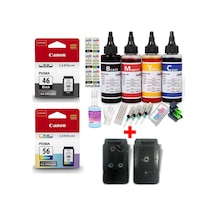 Canon Uyumlu Pg 46/Cl 56 Dolan Kartuş Seti Ful Set E404/E414/E464/E484