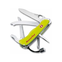 Victorinox 0.8623.Mwn Rescuetool One Hand Kamp Çakı Kırmızı - Sarı