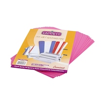 Lamiess A-4 160 Mıc.Opak Cilt Kapağı Pembe 100 'Lü