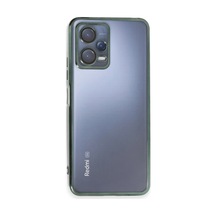 Xiaomi Redmi Note 12 5g Kılıf Razer Lensli Silikon - Yeşil -