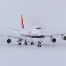 Swiss Air Boeing 747 Yolcu Uçağı Model Uçak 1/160 Ölçek 47cm