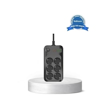 Magicool Akım Korumalı 6 Lı Priz 2xusb 2xtype-c Çıkış Yüksek Gerilim Koruma Çoklu Priz Çoğaltıcı