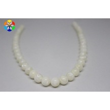Sedef Taşı Dizi 10Mm (Beyaz)
