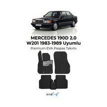 OtoCraft Mercedes 190d 2.0 W201 1983-1989 Araca Özel 3d Havuzlu Eva Paspas Tam Set 5 Parça