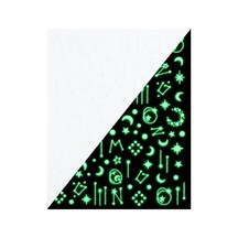 Karanlıkta Parlayan Burçlar Yıldızlar Tırnak Sticker Tırnak Etiketi Nail Art Jo-1297