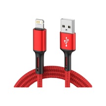 Hızlı Şarj Usb Kablosu İphone Uyumlu 13 12 11 Pro X Max 6 6s 7 8 Artı İpad Kırmızı 1m