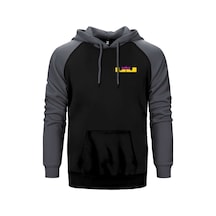 Lebron Logo Color Gri Renk Reglan Kol Kapşonlu Sweatshirt Gri