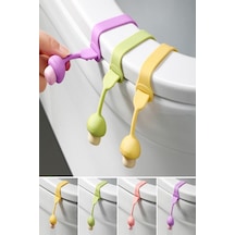 Mantar Tasarımlı Klozet Kaldırma Aparatı Klozet Kapağı Tutucu Hijyenik Tutamaç 1 Adet