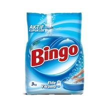 Bingo Elde Yıkama 3 KG Toz Çamaşır Deterjan