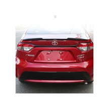 Toyota Corolla Uyumlu Spoiler Bagaj Üstü Yarasa Abs Parlak Siyah 2019-
