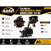 Atv Arka Alt Fren Merkezi El Frenli-mondial Au200-utv 180-arr4004