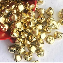 50 Adet Gold Sarısı Minik Zil-tef Zili-zilli Çubuk İçin Zil Küçük Zil Çan Minik Çan 1