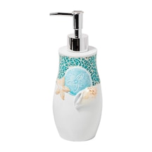 By Saturday Knight Ltd. South Seas Sabunluk, Reçine, Turkuaz/beyaz, Losyon/sabun Dispenseri 12 Izgara