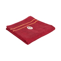 Lisanslı Arma Baskılı%100 Pamuk Banyo Havlusu, Kırmızı, 90x150 Cm Açik Gri