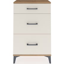 Arges Komodin 3 Çekmeceli 60x30x96 Çam-aytaşı Çam
