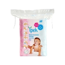 İpek Bebek Temizleme Pamuğu 60'lı 10 Paket