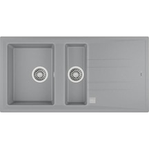 Teka Stone 60 B-Tg Metalik Gri Granit Mutfak Eviyesi