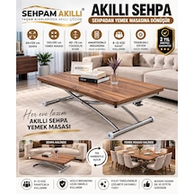 Juppo Üst Tabla Mdf Urartu Oval Köşe Alt Krom Dışa K