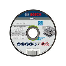 Professional Kesme Diski Düz Standart Inox Rapido İçin, 2608603254