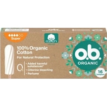 O.b. Tampon Organic Super 16'lı